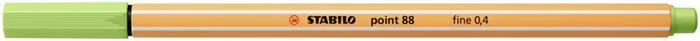 Liner, 0,4 mm, STABILO "Point 88", pistáciový 2