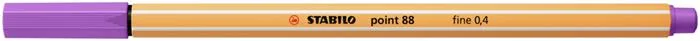 Liner, 0,4 mm, STABILO "Point 88", slivkový 2