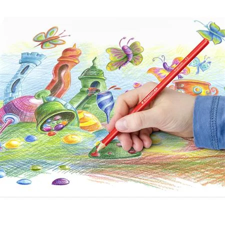 Farebné ceruzky, sada, trojhranné, kovová krabica,STAEDTLER "Ergo Soft 157", 36 rôznych farieb 5