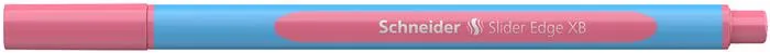 Guľôčkové pero, 0,7 mm, s vrchnákom, SCHNEIDER "Slider Edge XB Pastel", flamingo 3