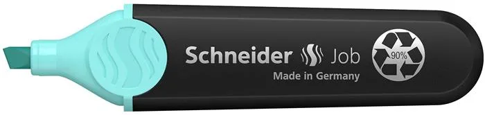 Zvýrazňovač, 1-5 mm, SCHNEIDER "Job Pastel", tyrkysová 4