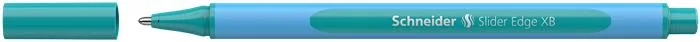 Guľôčkové pero, 0,7 mm, s vrchnákom, SCHNEIDER "Slider Edge XB Pastel", modrá 2