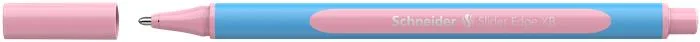 Guľôčkové pero, 0,7 mm, s vrchnákom, SCHNEIDER "Slider Edge XB Pastel", ružová 2