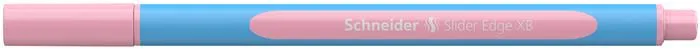 Guľôčkové pero, 0,7 mm, s vrchnákom, SCHNEIDER "Slider Edge XB Pastel", ružová 3