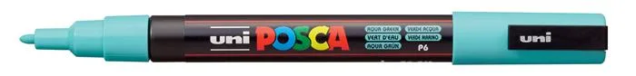 Dekoračný popisovač, 0,9-1,3 mm, UNI "Posca PC-3M", morský zelený 2