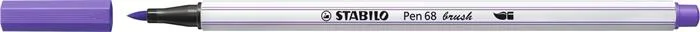 Vláknová fixka, STABILO "Pen 68 brush", fialová 2