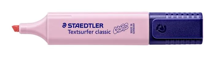 Zvýrazňovač, 1-5 mm, STAEDTLER, "Textsurfer Classic Pastel 364 C", svetlokarmínový 2