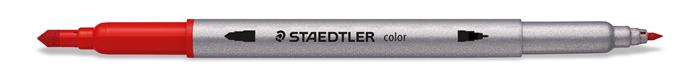 Fixky, sada, 0,8/3,0 mm, obojstranné, STAEDTLER "3200", 72 rôznych farieb 4