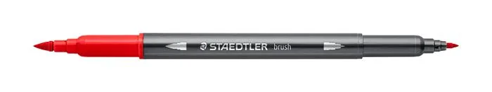 Fixky v tvare štetca, sada, 0,5-0,8/1,0-6,0 mm, obojstranné, STAEDTLER "3001", 36 farieb 4