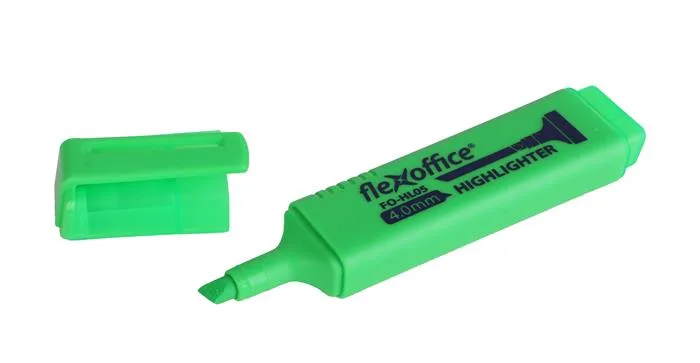 Zvýrazňovač, sada, 1-4 mm, FLEXOFFICE "HL05", 4 rôzne farby 3
