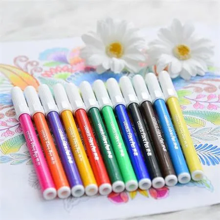 Fixky, COLOKIT "FibrePen", 12 rôznych farieb 2