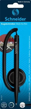 Klientske pero, SCHNEIDER "Klick-Fix Pen", čierne 2