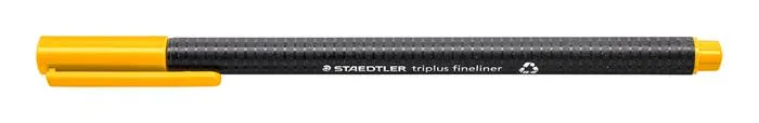 Liner, 0,3 mm, STAEDTLER "Triplus 334", slnečnicový 2