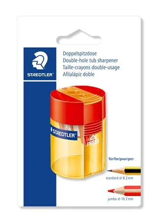 Strúhadlo, dvojdierové, STAEDTLER "511 006", mix farieb 2