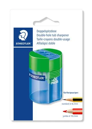 Strúhadlo, dvojdierové, STAEDTLER "511 006", mix farieb 3