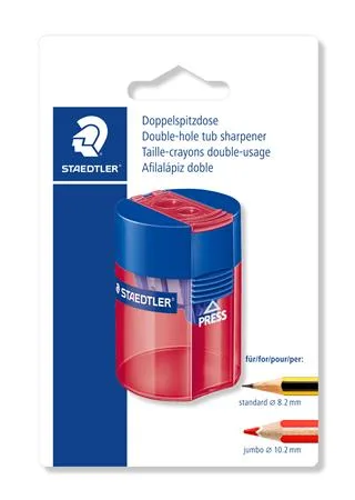 Strúhadlo, dvojdierové, STAEDTLER "511 006", mix farieb 5