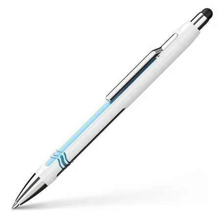 Guľôčkové pero, 0,7 mm, stláčací mechanizmus, pre dotykové zariadenia, SCHNEIDER "Epsilon Touch XB", modrá 4