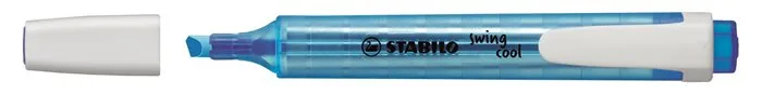 Zvýrazňovač, 1-4 mm, STABILO "Swing Cool", modrý 2