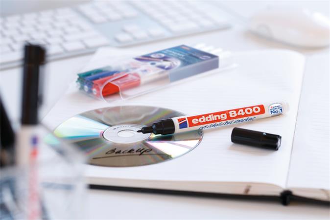Popisovač na  CD/DVD "8400", modrý 5