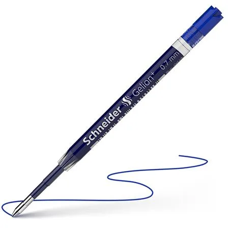 Náplň do gélových pier, 0,4 mm, SCHNEIDER "Gelion +", modrá 2