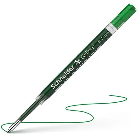 Náplň do gélových pier, 0,4 mm, SCHNEIDER "Gelion +", zelená 2