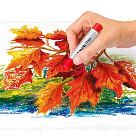 Olejové kriedy, STAEDTLER "2420", 24 rôznych farieb 3