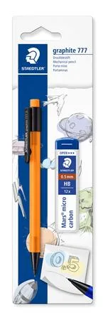 Mikroceruzka a grafitová tuha, 0,5 mm, STAEDTLER "Graphite 777", mix farieb 2