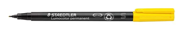 Permanentný popisovač, OHP, 0,4 mm, STAEDTLER "Lumocolor® 313 S", žltá 2