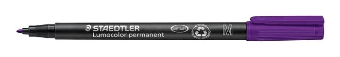 Permanentný popisovač, OHP, 1 mm, STAEDTLER "Lumocolor® 317 M", fialová 2