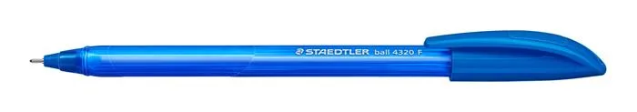 Guľôčkové pero, 0,3 mm, s vrchnákom, STAEDTLER "Ball", modré 2