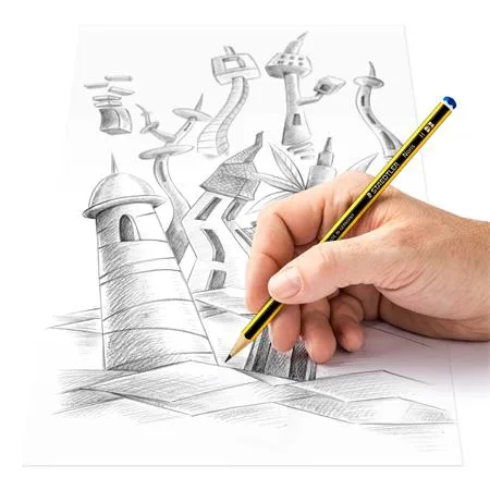Grafitová ceruzka, H, šesťhranná, STAEDTLER "Noris 120" 3