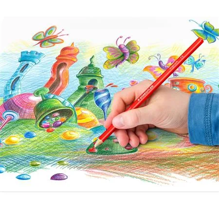 Farebné ceruzky, sada, trojhranné, STAEDTLER "Ergo Soft 157", 12 rôznych farieb 2