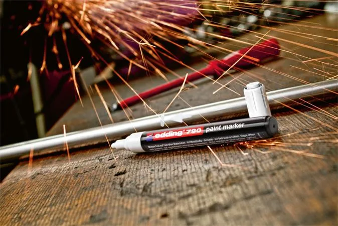 Lakový popisovač, 2-3 mm, EDDING "790", modrý 4