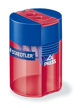 Strúhadlo, dvojdierové, so zásobníkom, STAEDTLER "512", mix farieb 2