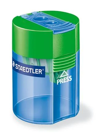 Strúhadlo, dvojdierové, so zásobníkom, STAEDTLER "512", mix farieb 4