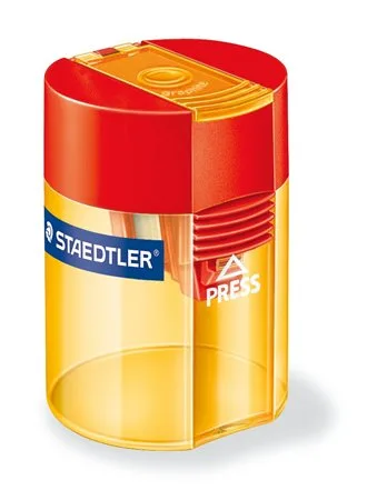Strúhadlo, jednodierové, so zásobníkom, STAEDTLER "511", mix farieb 3