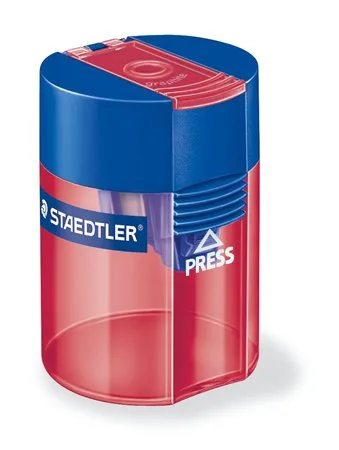 Strúhadlo, jednodierové, so zásobníkom, STAEDTLER "511", mix farieb 4