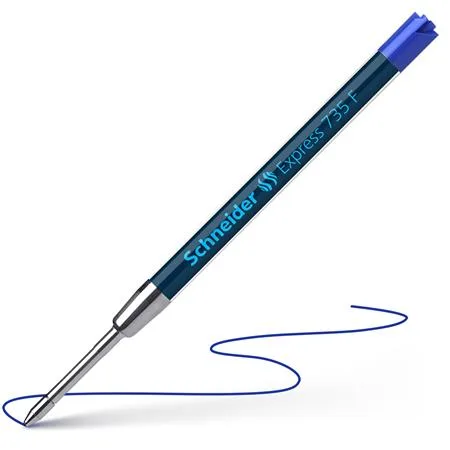 Náplň do guľôčkových pier, 0,3 mm, SCHNEIDER, "Express 735", modrá 2