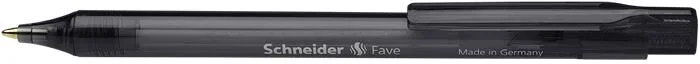 Guľôčkové pero, 0,5 mm, stláčací mechanizmus, SCHNEIDER "Fave", mix farieb 7