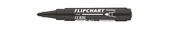 Popisovač na flipchartové tabule, 1-3 mm, kužeľový hrot, ICO "Artip 11 XXL", čierny 3