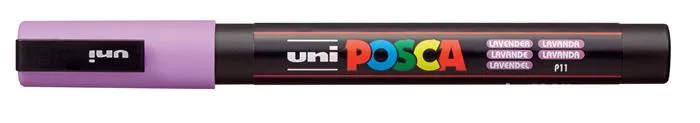 Dekoračný popisovač, 0,9-1,3 mm, UNI "Posca PC-3M", levanduľový 2