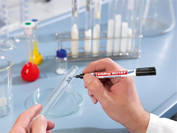 Laboratórny popisovač, 0,75 mm, kužeľový,  EDDING “8015“, čierna 3