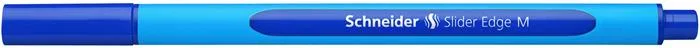 Guľôčkové pero, 0,5 mm, s vrchnákom, SCHNEIDER "Slider Edge M", modré 3
