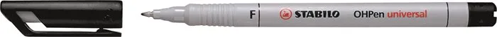 Nepermanentný popisovač, OHP, 0,7 mm, STABILO "OHPen F", čierny 2