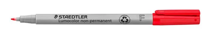 Nepermanentný popisovač, OHP, 0,6 mm, STAEDTLER "Lumocolor® 316 F", červená 2
