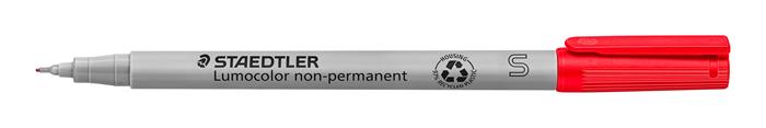 Nepermanentný popisovač, OHP, 0,4 mm, STAEDTLER "Lumocolor® 311 S", červená 2
