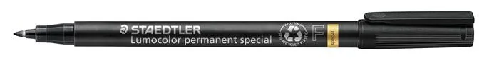 Permanentný popisovač, 0,6 mm, STAEDTLER "Lumocolor Special", čierny 2