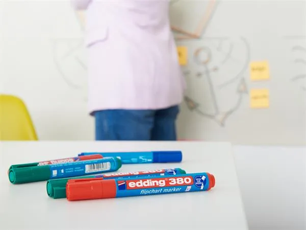 Popisovač na flipchartové tabule "380", červený 4
