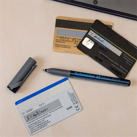 Permanentný popisovač, OHP, 0,7 mm, SCHNEIDER "Maxx 222 F", modrý 6