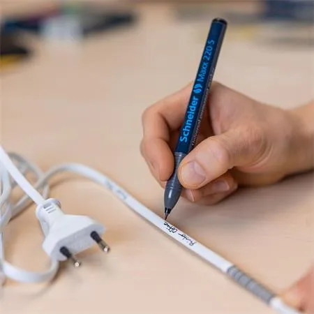 Permanentný popisovač, OHP, 0,4 mm, SCHNEIDER "Maxx 220 S", zelený 6